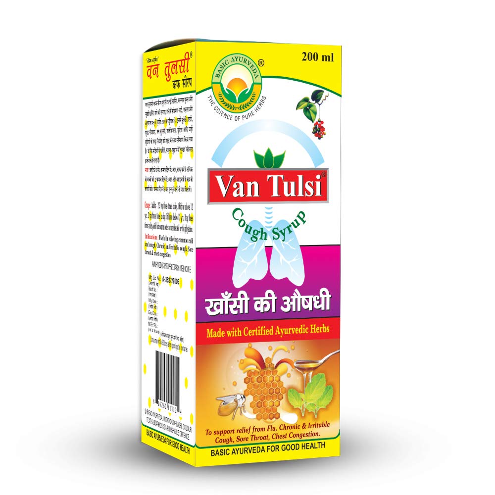 Basic Ayurveda Van Tulsi Cough Syrup Ml Price Uses Side Effects