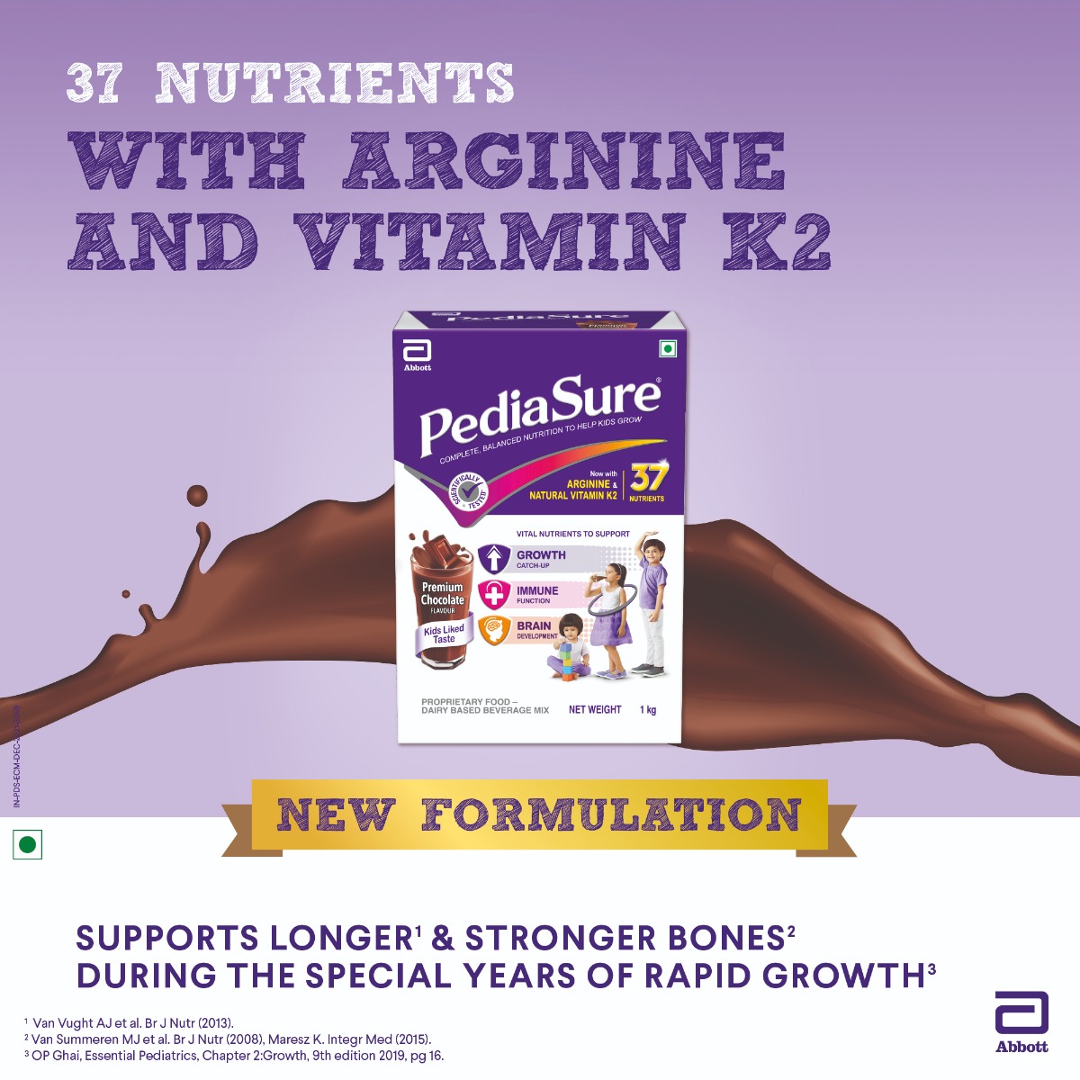 Pediasure Complete Balanced Nutrition Premium Chocolate Flavour