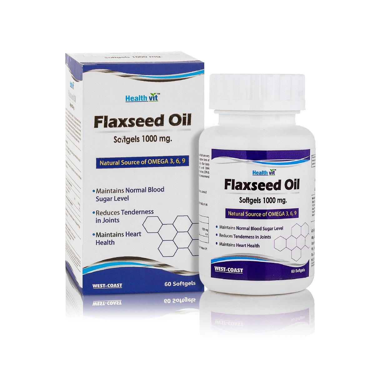 Healthvit Flaxseed Oil 1000 Mg 60 Softgels Price Uses Side Effects