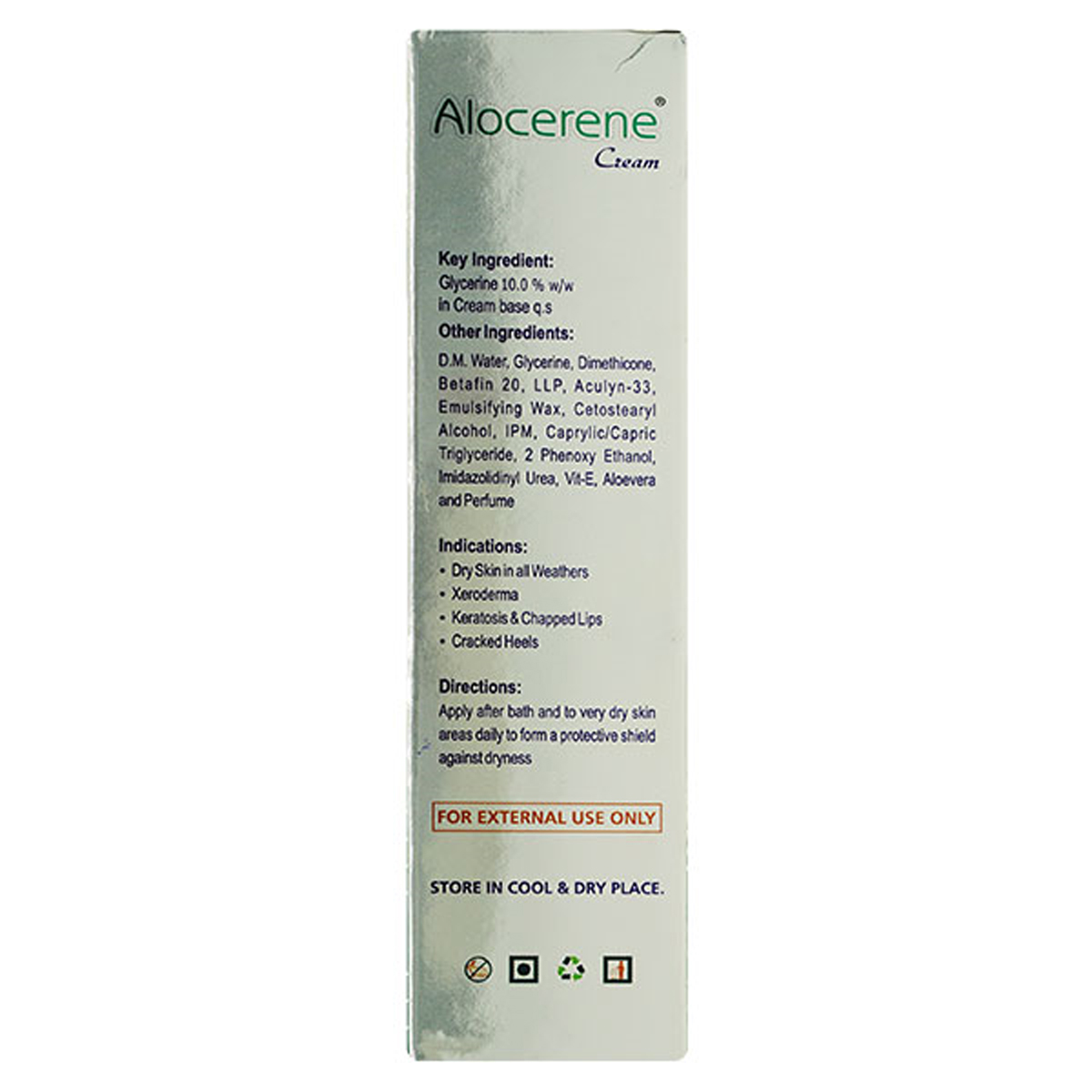 Alocerene Cream 50 gm, Pack of 1 Cream Alocerene Cream 50 gm, Pack of 1 Cream