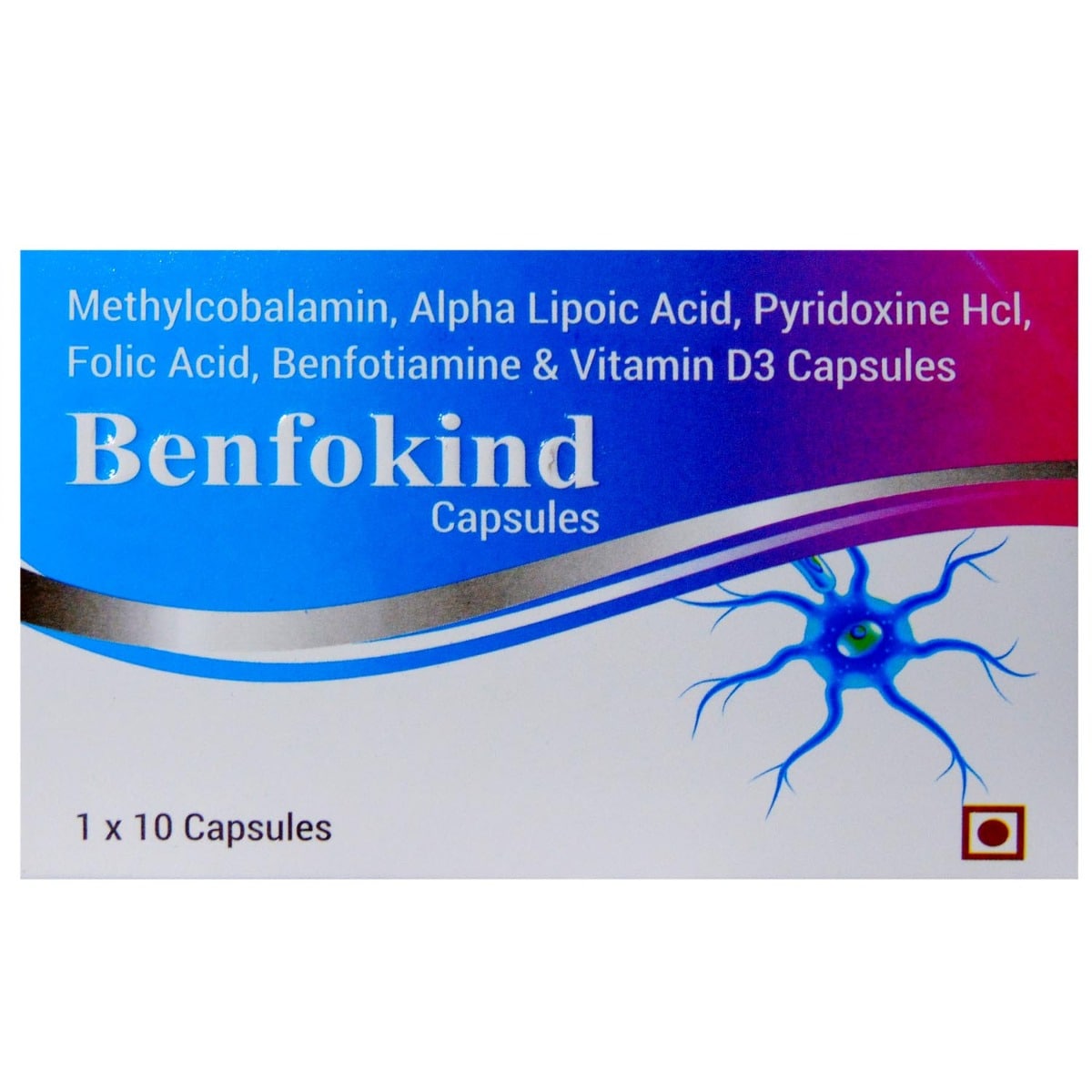 Benfokind Capsule 10's, Pack of 10 CAPSULES Benfokind Capsule 10's, Pack of 10 CAPSULES
