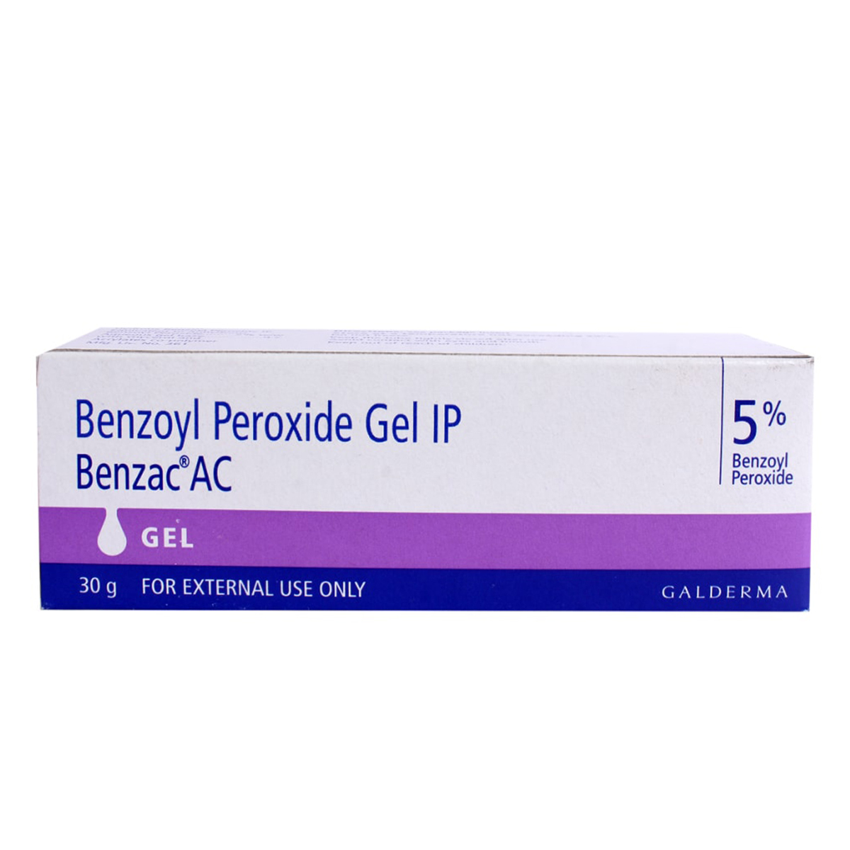 Benzac AC 5% Gel 30 gm, Pack of 1 GEL Benzac AC 5% Gel 30 gm, Pack of 1 GEL