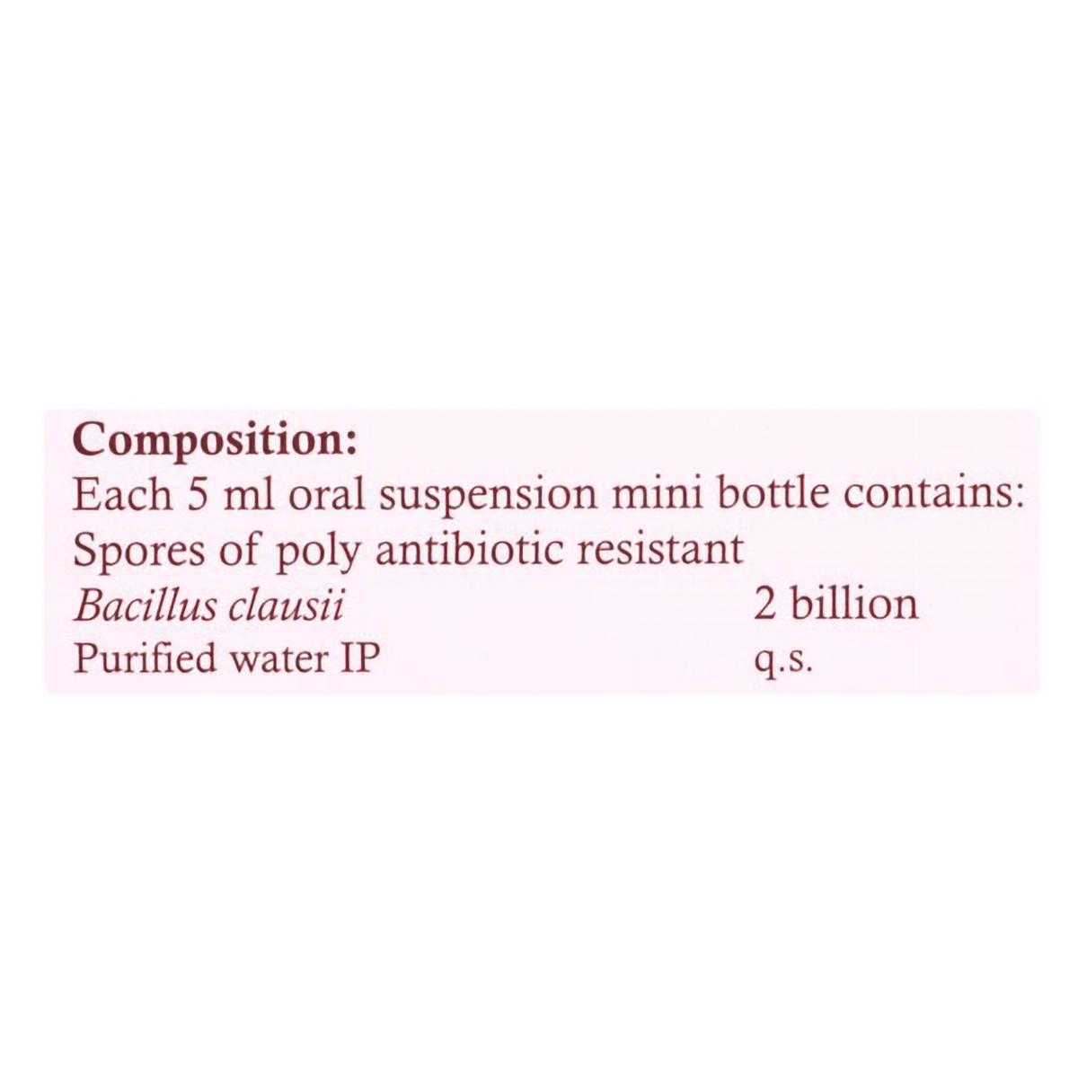 Bifilac Clausi Suspension 10 x 5 ml, Pack of 10 Oral SuspensionS Bifilac Clausi Suspension 10 x 5 ml, Pack of 10 Oral SuspensionS