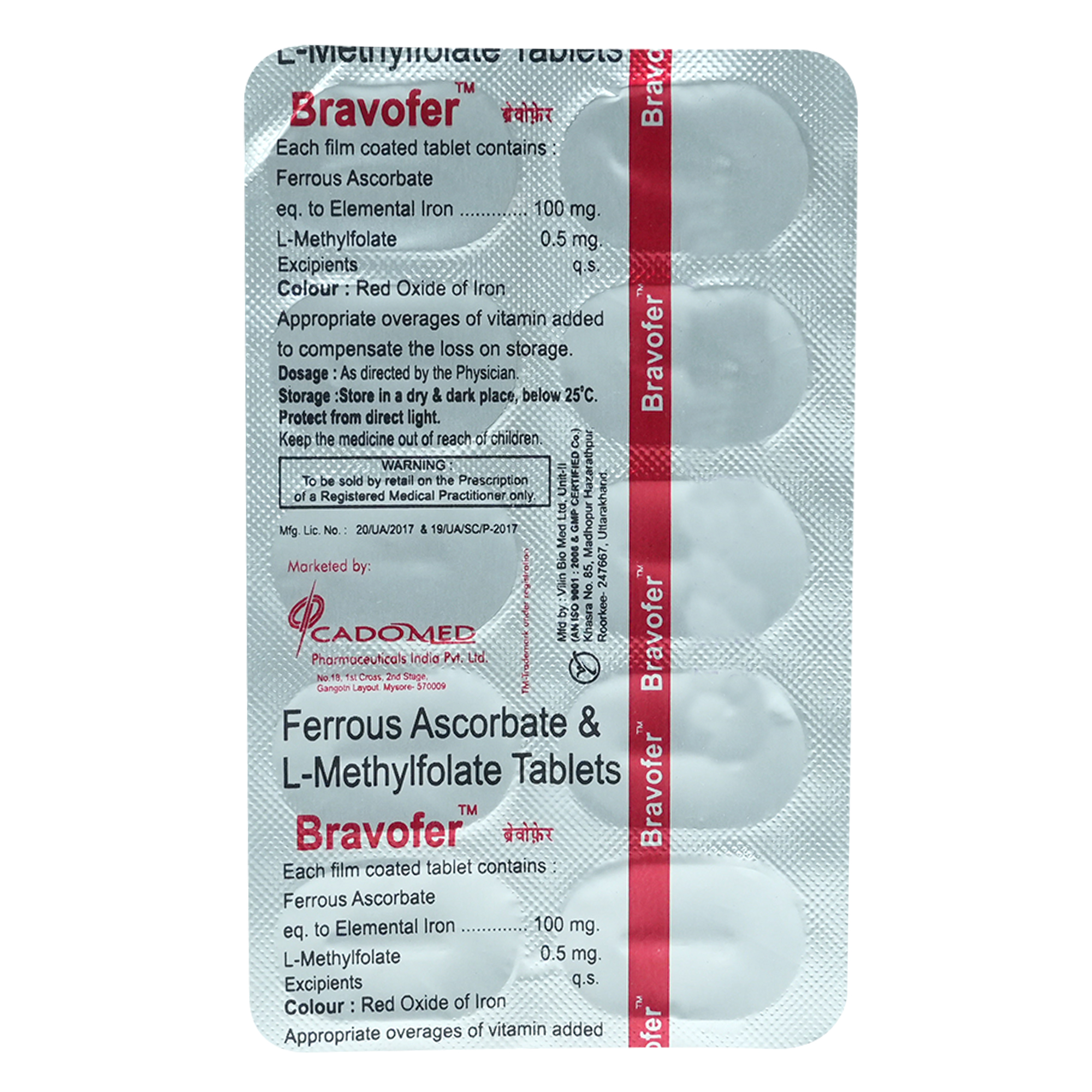 Bravofer Tablet 10'S, Pack of 10 TABLETS Bravofer Tablet 10'S, Pack of 10 TABLETS