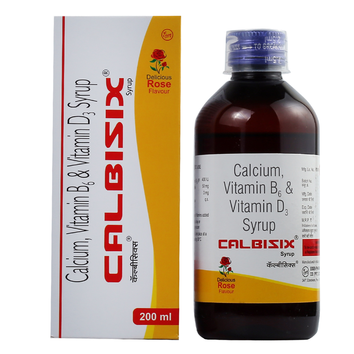 Calbisix Syrup 200 ml, Pack of 1 SYRUP Calbisix Syrup 200 ml, Pack of 1 SYRUP