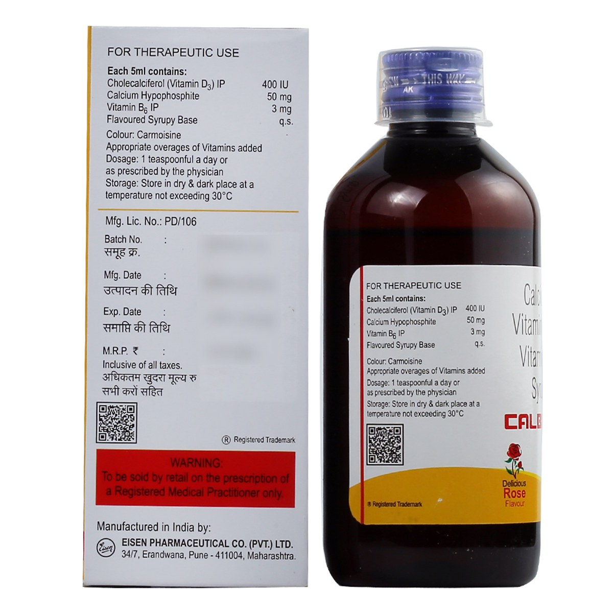Calbisix Syrup 200 ml, Pack of 1 SYRUP Calbisix Syrup 200 ml, Pack of 1 SYRUP