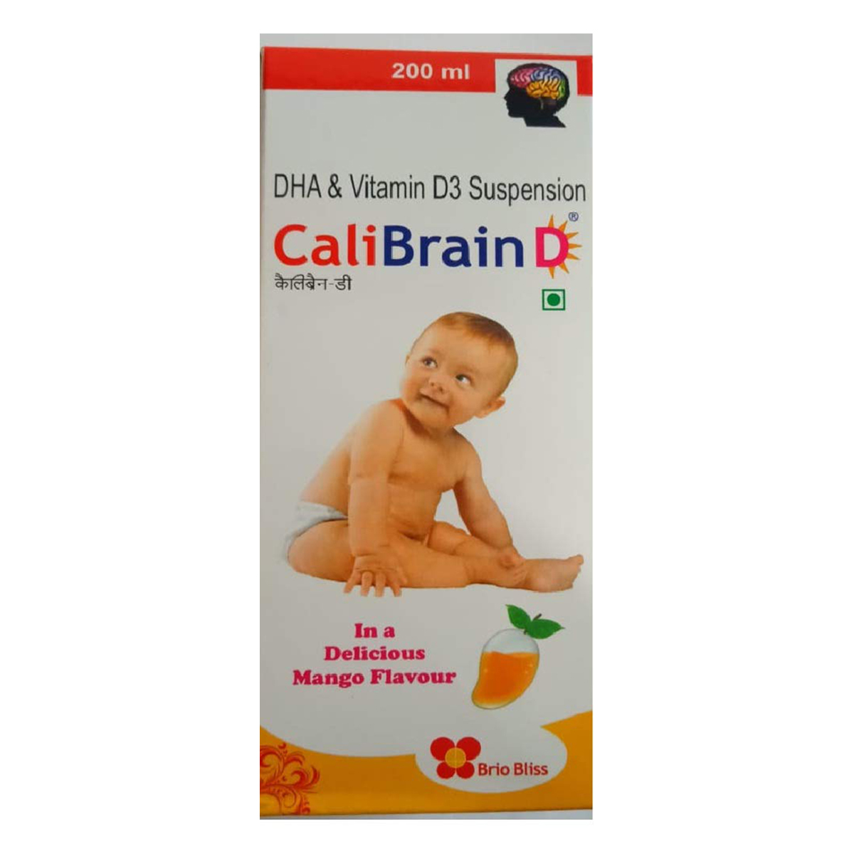 Calibrain D Mango Suspension 200 ml, Pack of 1 SUSPENSION Calibrain D Mango Suspension 200 ml, Pack of 1 SUSPENSION