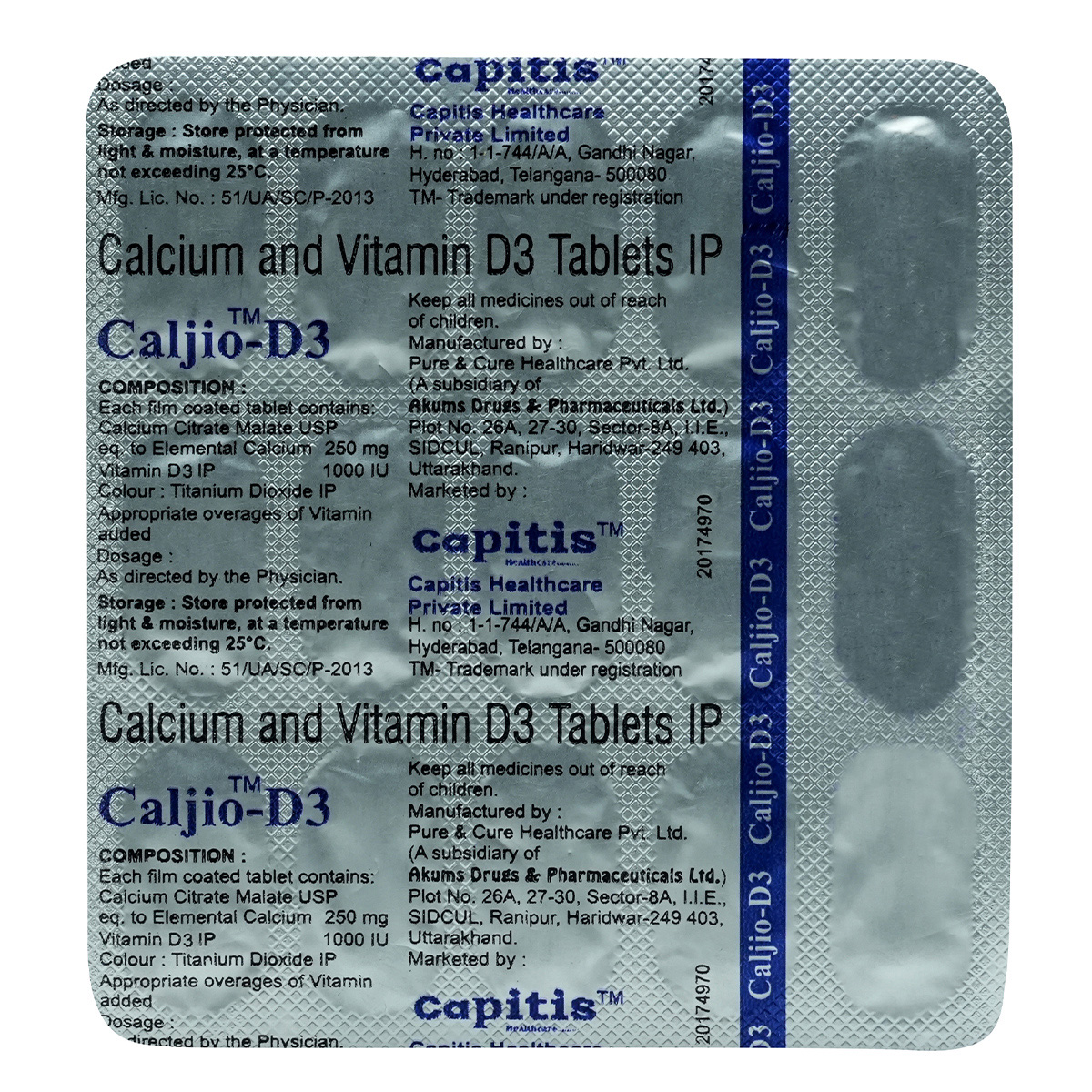 Caljio-D3 Tablet 15's, Pack of 15 Caljio-D3 Tablet 15's, Pack of 15