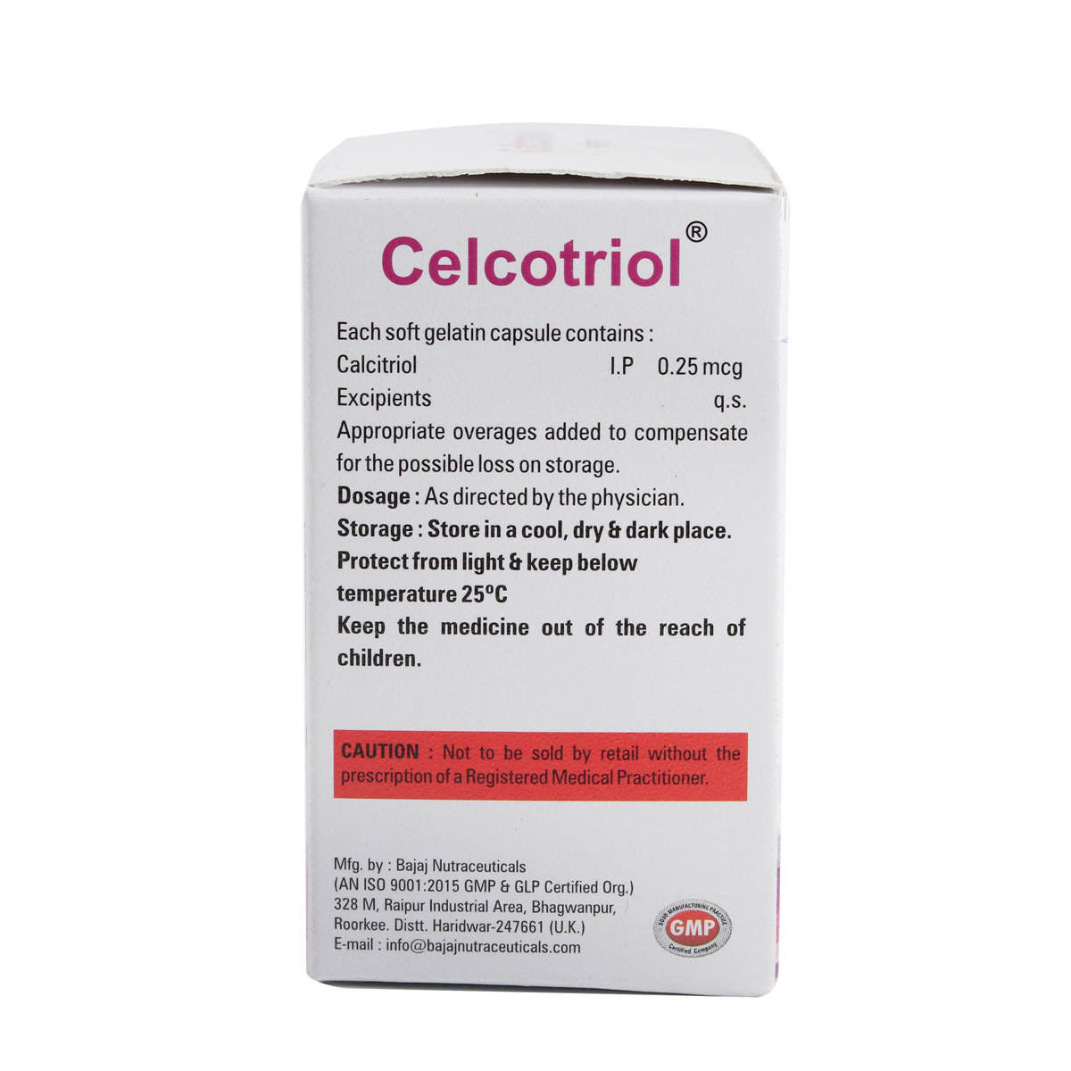 Celcotriol Capsule 10's, Pack of 10 CAPSULES Celcotriol Capsule 10's, Pack of 10 CAPSULES