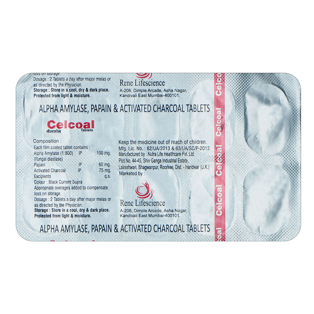 Celcoal Tablet 10's, Pack of 10 TABLETS Celcoal Tablet 10's, Pack of 10 TABLETS
