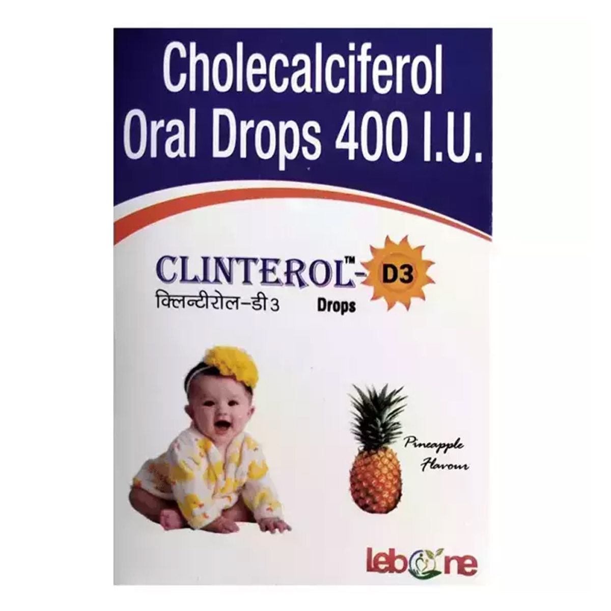 Clinterol-D3 Pineapple Drops 30 ml, Pack of 1 Clinterol-D3 Pineapple Drops 30 ml, Pack of 1