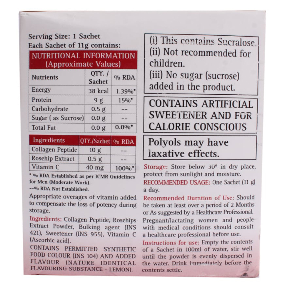 Coerip C Sachet 11 gm, Pack of 1 Coerip C Sachet 11 gm, Pack of 1