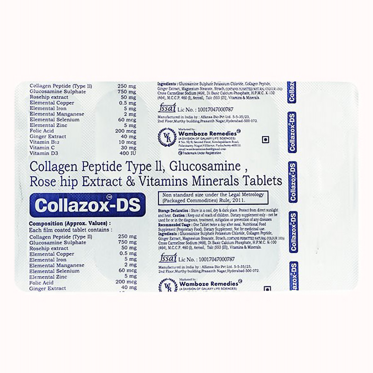 Collazox-DS Tablet 10's, Pack of 10 TABLETS Collazox-DS Tablet 10's, Pack of 10 TABLETS