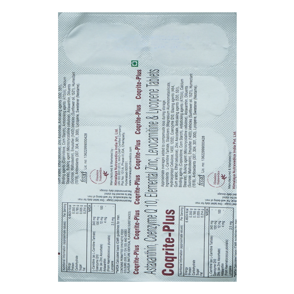 Coqrite-Plus Tablet 10's, Pack of 10 TABLETS Coqrite-Plus Tablet 10's, Pack of 10 TABLETS