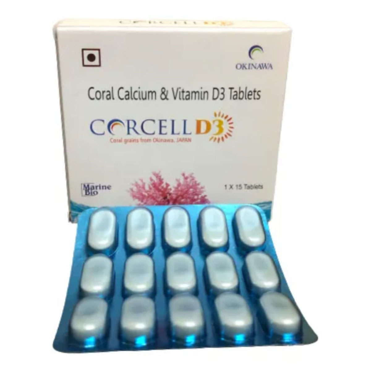 Corcell D3 Tablet 15'S, Pack of 15 TabletS Corcell D3 Tablet 15'S, Pack of 15 TabletS