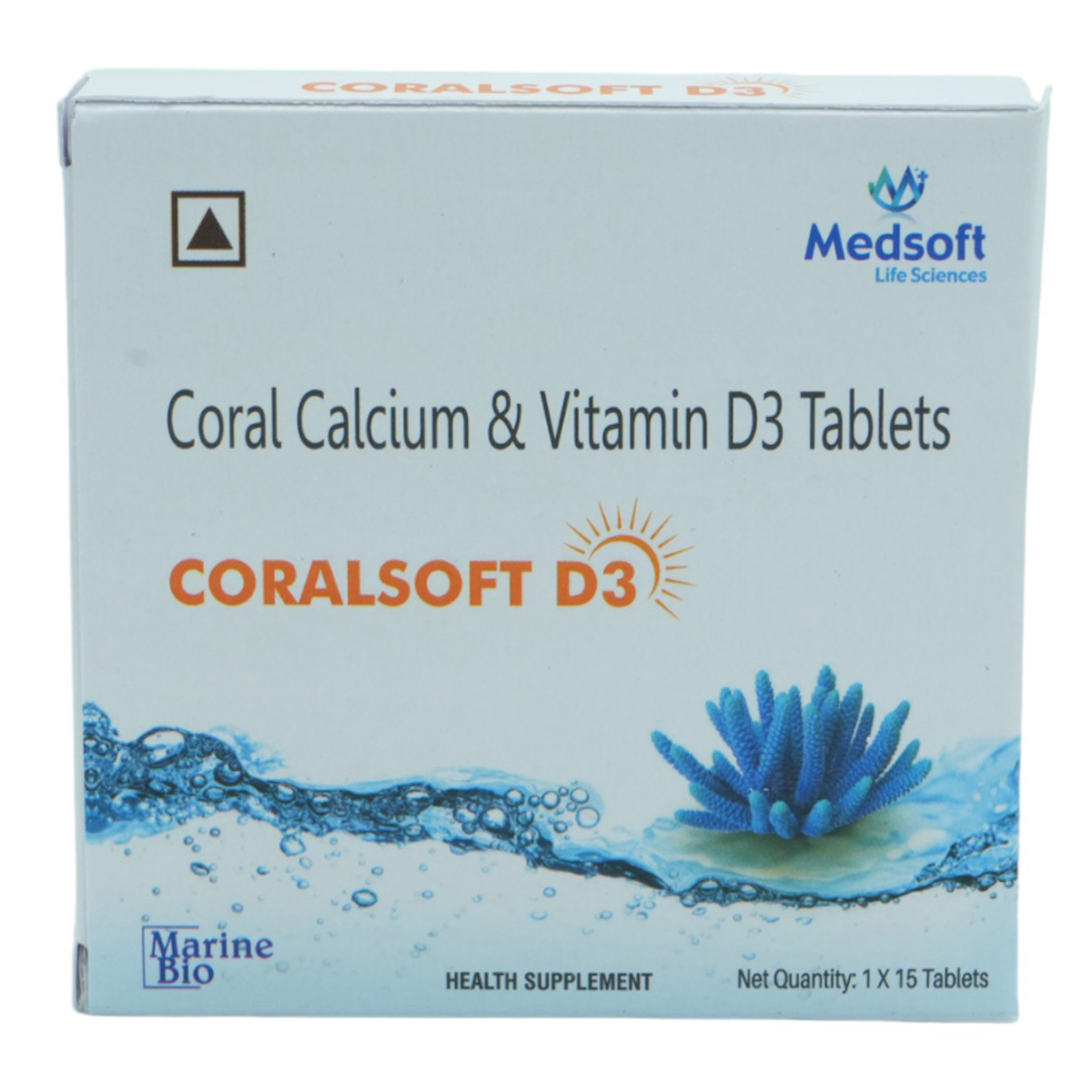 Coralsoft D3 Tablet 15's, Pack of 15 TABLETS Coralsoft D3 Tablet 15's, Pack of 15 TABLETS