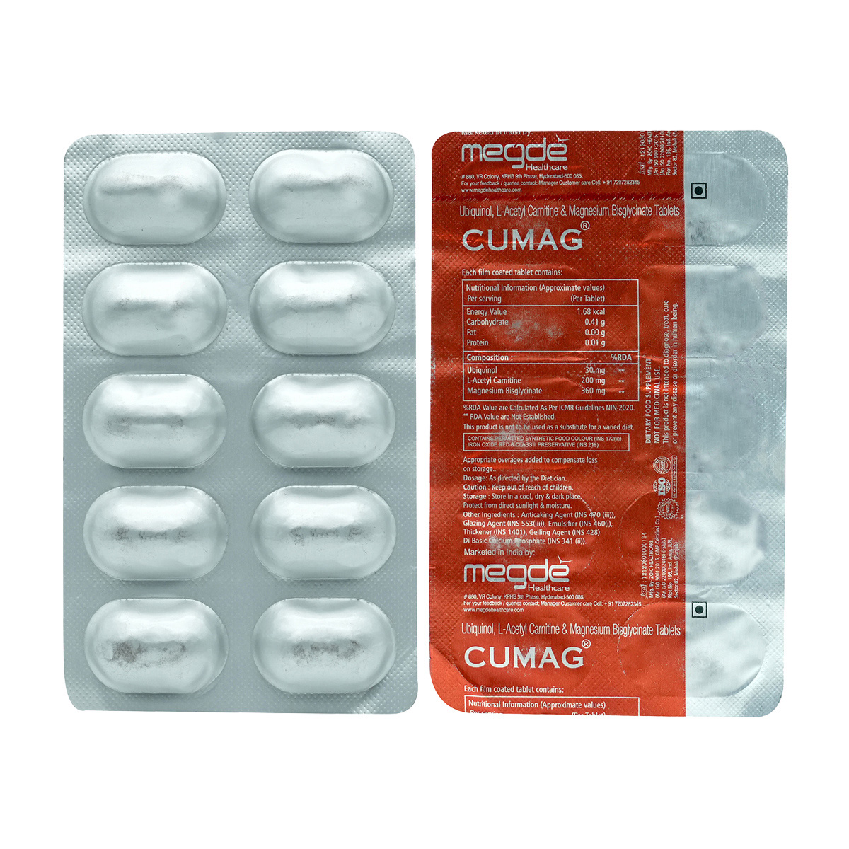 Cumag Tablet 10's, Pack of 10 TABLETS Cumag Tablet 10's, Pack of 10 TABLETS