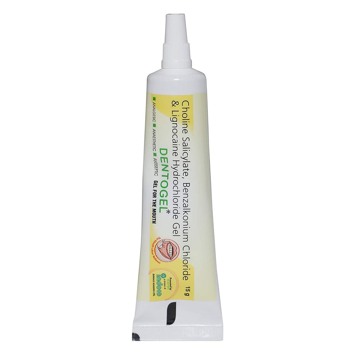 Dentogel Gel 15 gm, Pack of 1 Mouth Gel Dentogel Gel 15 gm, Pack of 1 Mouth Gel