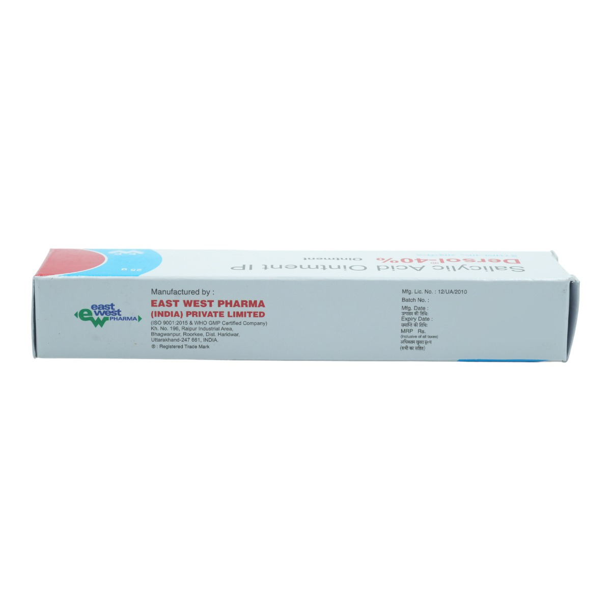 Dersol 40% Ointment 25 gm, Pack of 1 OINTMENT Dersol 40% Ointment 25 gm, Pack of 1 OINTMENT