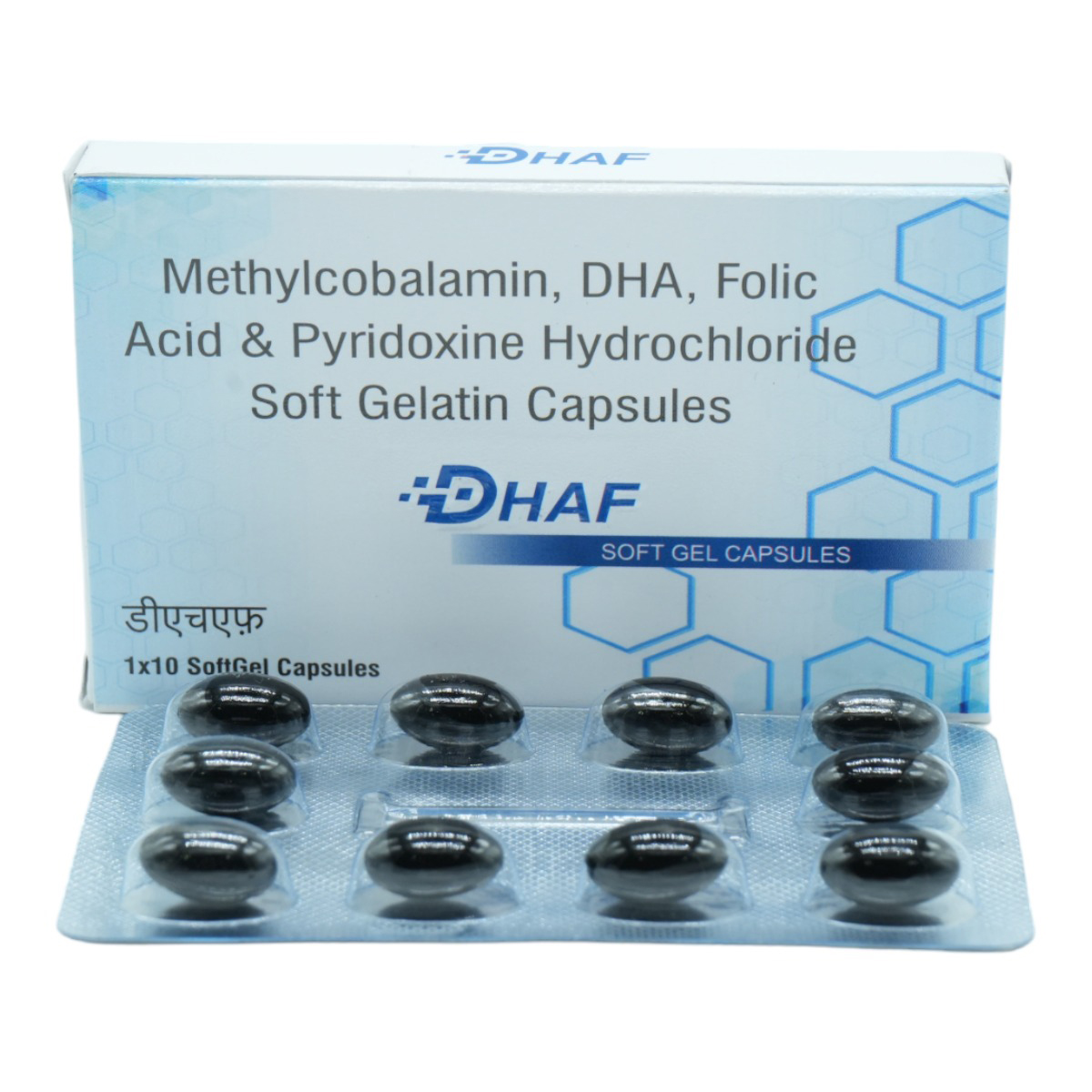 DHAF Softgel Capsule 10's, Pack of 10 SoftgelsS DHAF Softgel Capsule 10's, Pack of 10 SoftgelsS