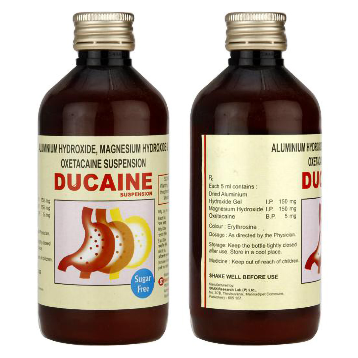 Ducaine Suspension 200 ml, Pack of 1 Suspension Ducaine Suspension 200 ml, Pack of 1 Suspension