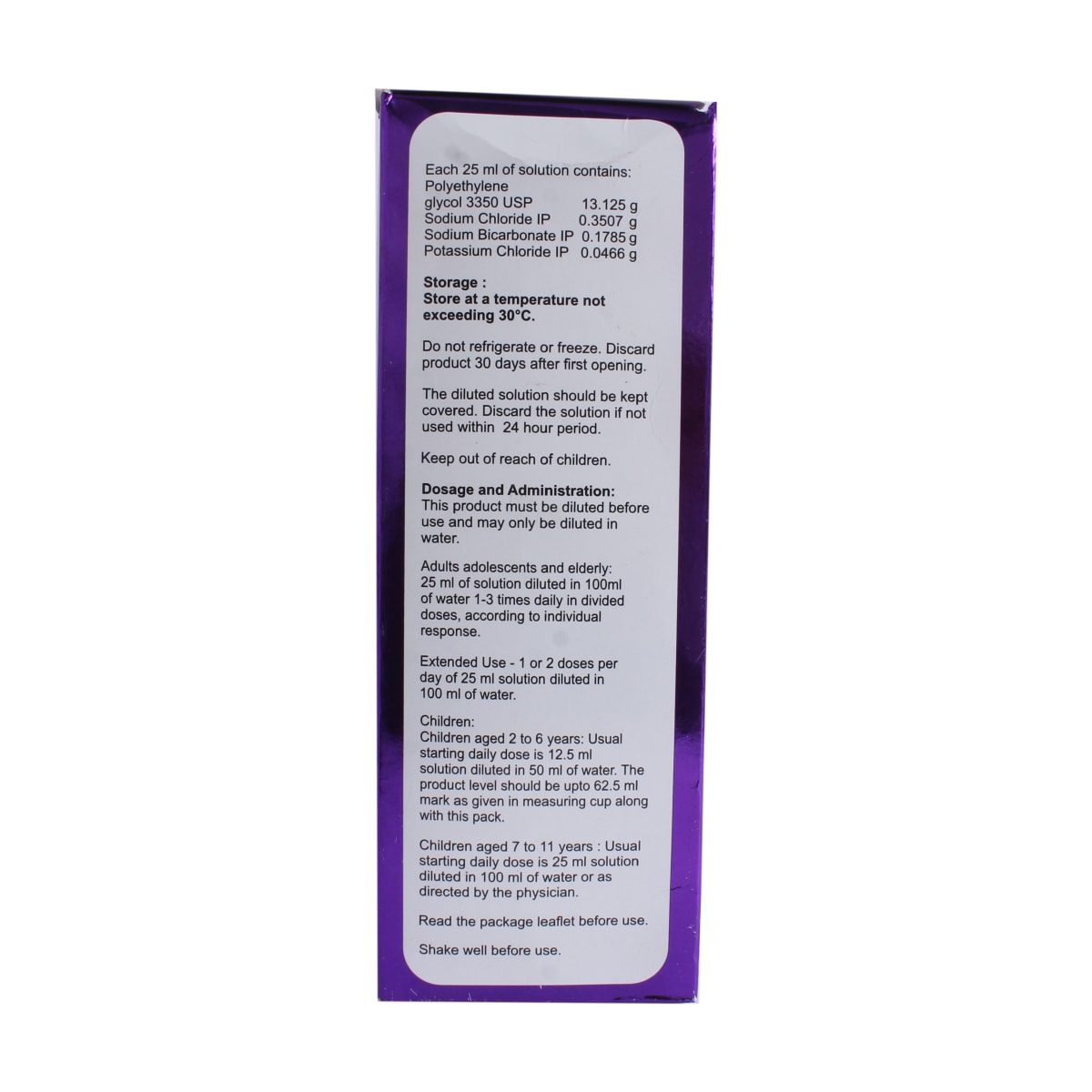 Emty Peg Solution 200 ml, Pack of 1 Emty Peg Solution 200 ml, Pack of 1