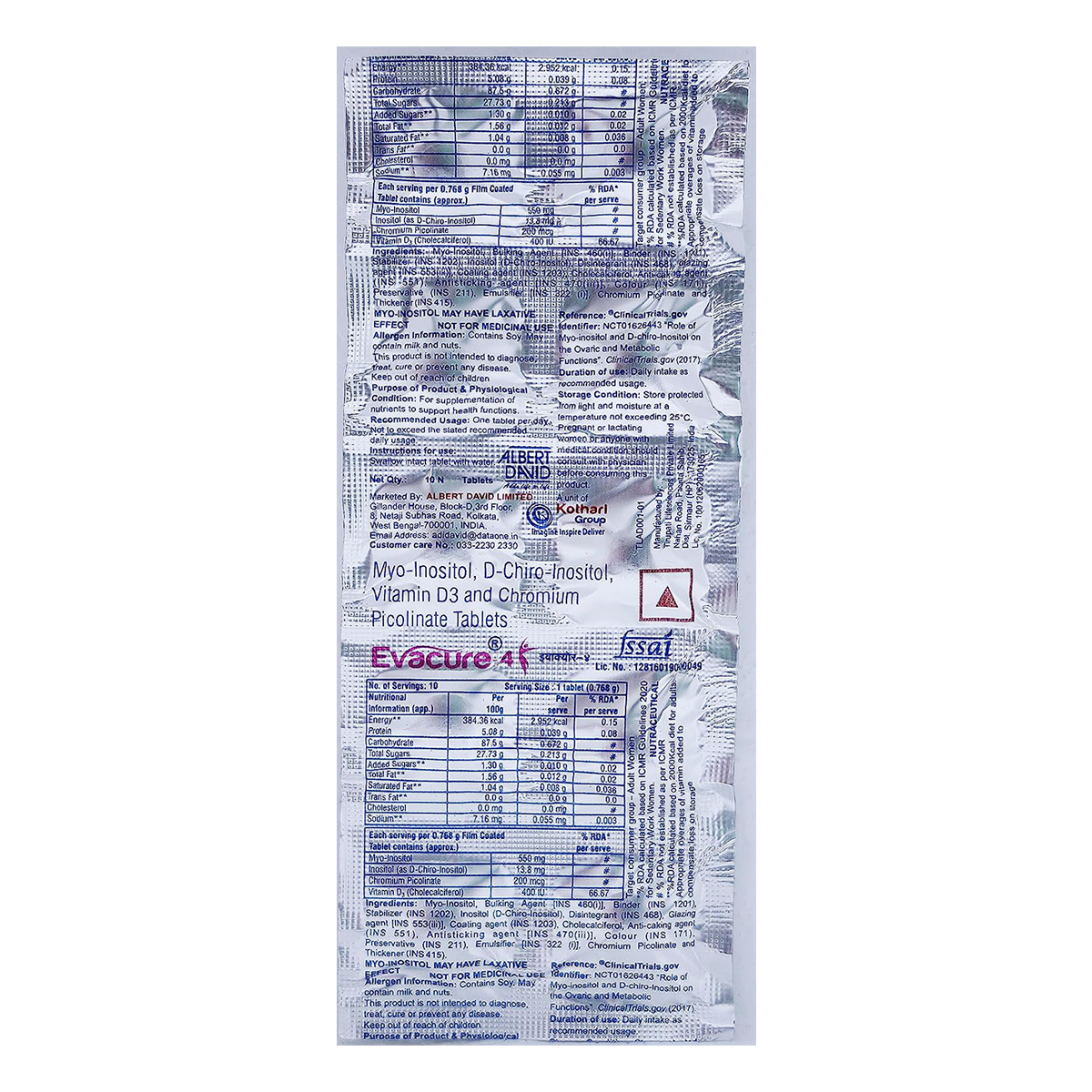 Evacure-4 Tablet 10's, Pack of 10 Evacure-4 Tablet 10's, Pack of 10