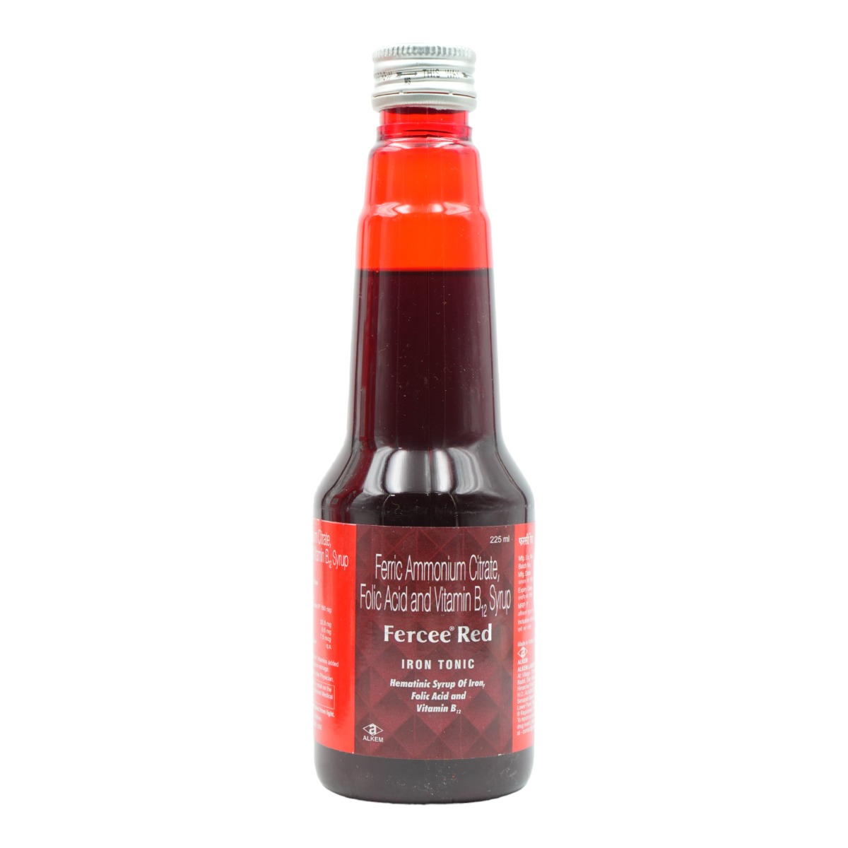 Fercee Red Syrup 225 ml, Pack of 1 LIQUID Fercee Red Syrup 225 ml, Pack of 1 LIQUID