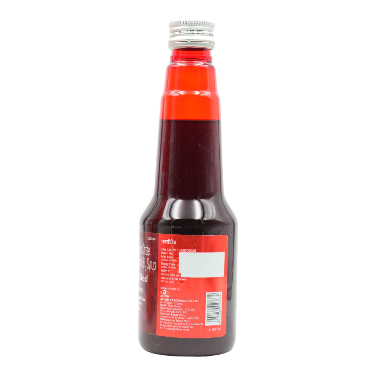 Fercee Red Syrup 225 ml, Pack of 1 LIQUID Fercee Red Syrup 225 ml, Pack of 1 LIQUID