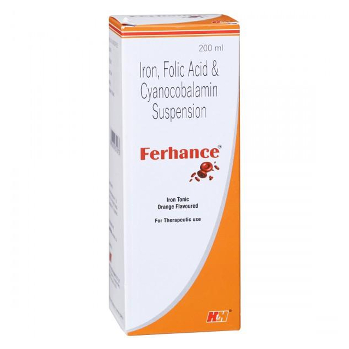 Ferhance Orange Suspension 200 ml, Pack of 1 Ferhance Orange Suspension 200 ml, Pack of 1