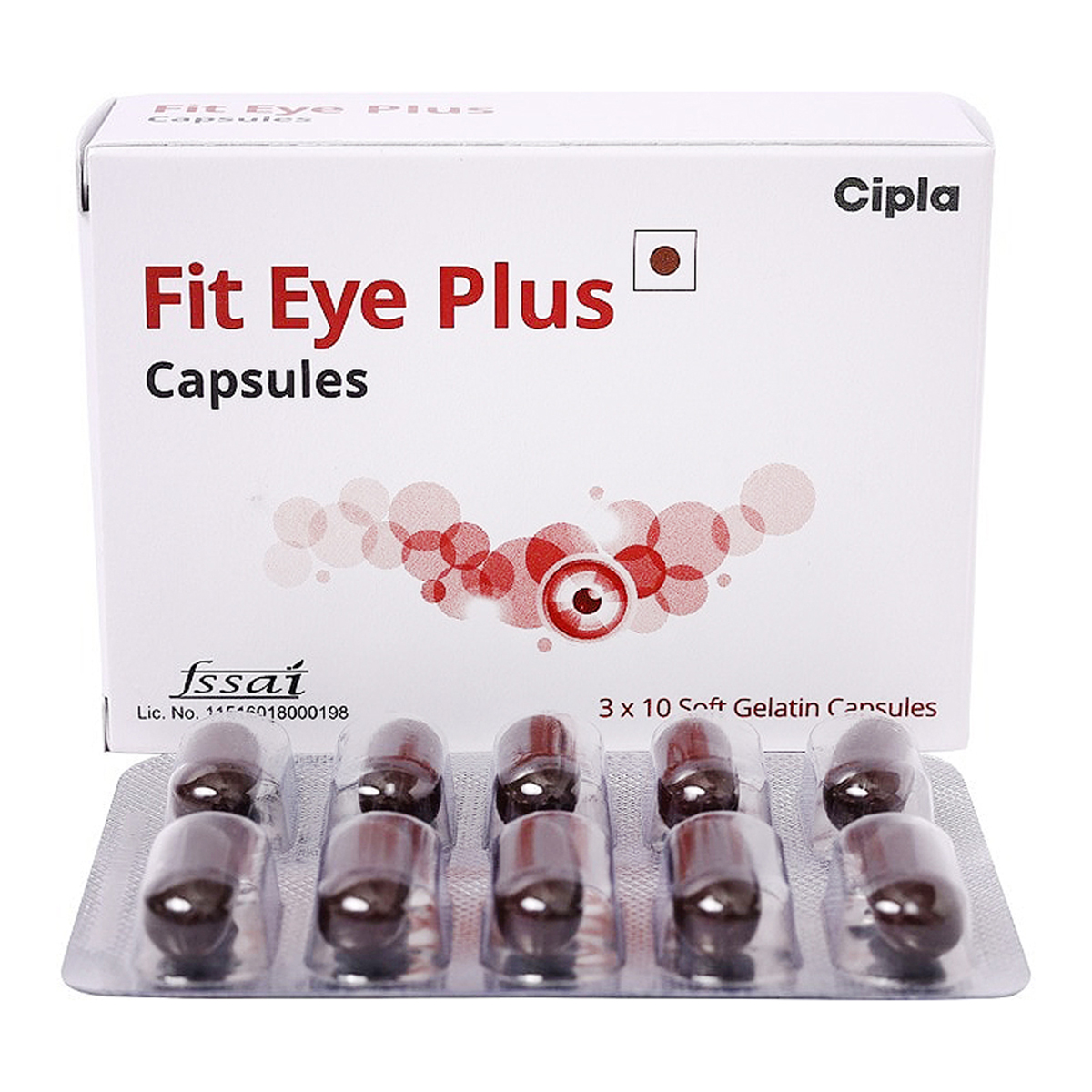 Fit Eye Plus Softgelatin Capsule 10's, Pack of 10 CAPSULES Fit Eye Plus Softgelatin Capsule 10's, Pack of 10 CAPSULES