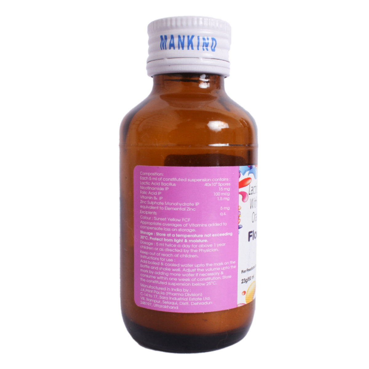 Flora-BC Dry Syrup 60 ml, Pack of 1 Flora-BC Dry Syrup 60 ml, Pack of 1