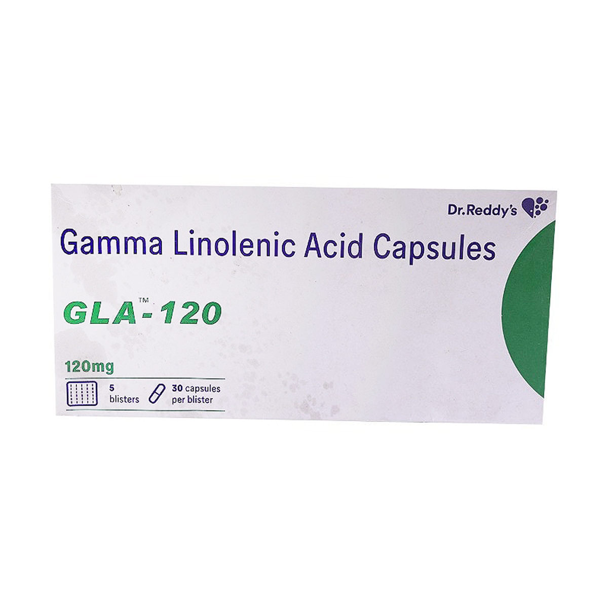 Gla 120 Capsule 30's, Pack of 30 CAPSULES Gla 120 Capsule 30's, Pack of 30 CAPSULES