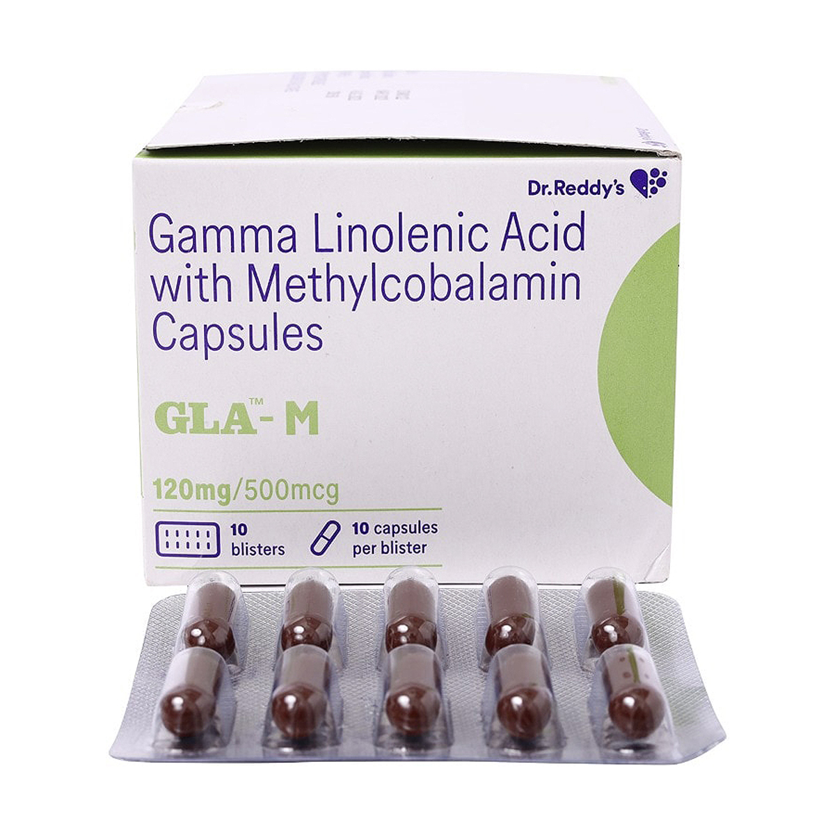 GLA M Capsule 10's, Pack of 10 CAPSULES GLA M Capsule 10's, Pack of 10 CAPSULES
