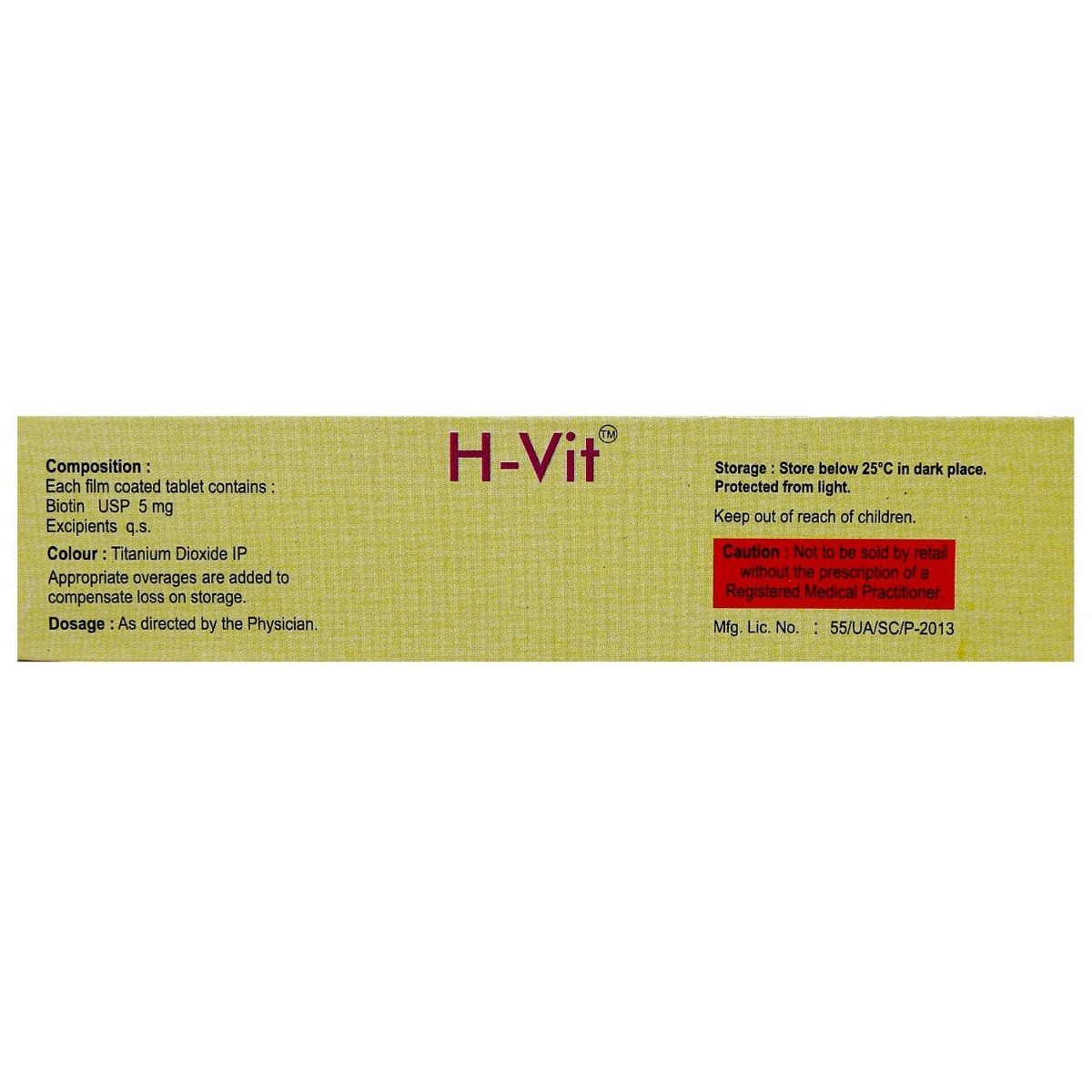 H-Vit Tablet 10's, Pack of 10 TABLETS H-Vit Tablet 10's, Pack of 10 TABLETS