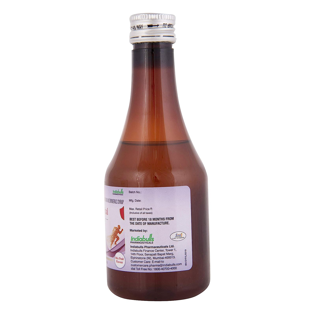 Ibvital Mix Fruit Syp 200Ml, Pack of 1 Liquid Ibvital Mix Fruit Syp 200Ml, Pack of 1 Liquid