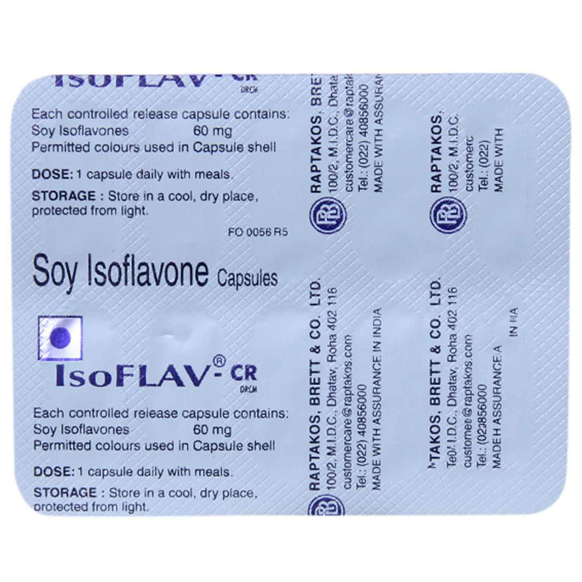 Isoflav-CR Capsule 10's, Pack of 10 CAPSULES Isoflav-CR Capsule 10's, Pack of 10 CAPSULES