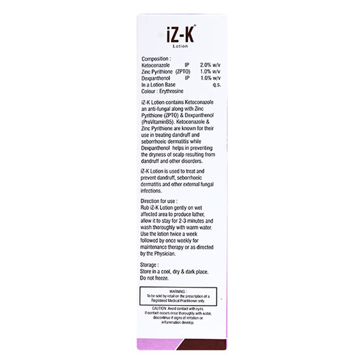 IZ-K Lotion 50 ml, Pack of 1 OINTMENT IZ-K Lotion 50 ml, Pack of 1 OINTMENT