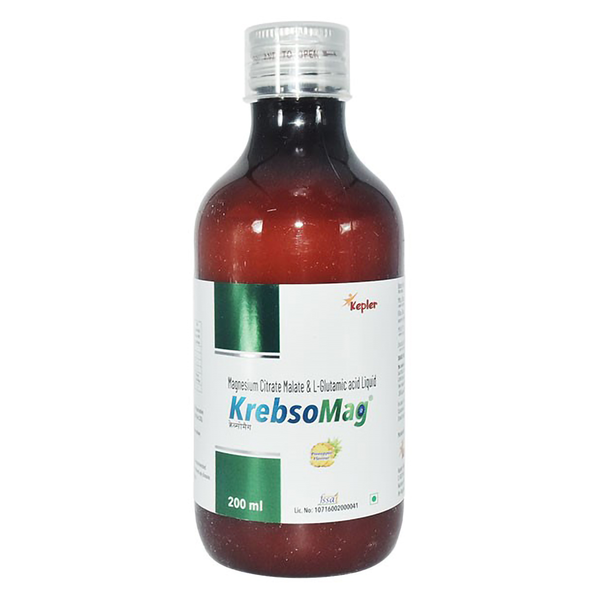 Krebsomag Pineapple Syrup 200 ml, Pack of 1 Syrup Krebsomag Pineapple Syrup 200 ml, Pack of 1 Syrup