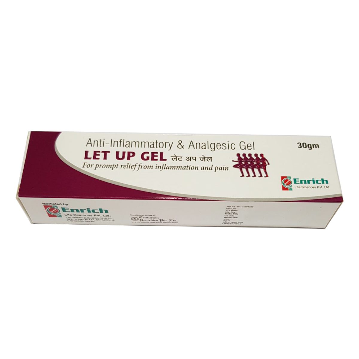 Let Up Gel 30 gm, Pack of 1 GEL Let Up Gel 30 gm, Pack of 1 GEL