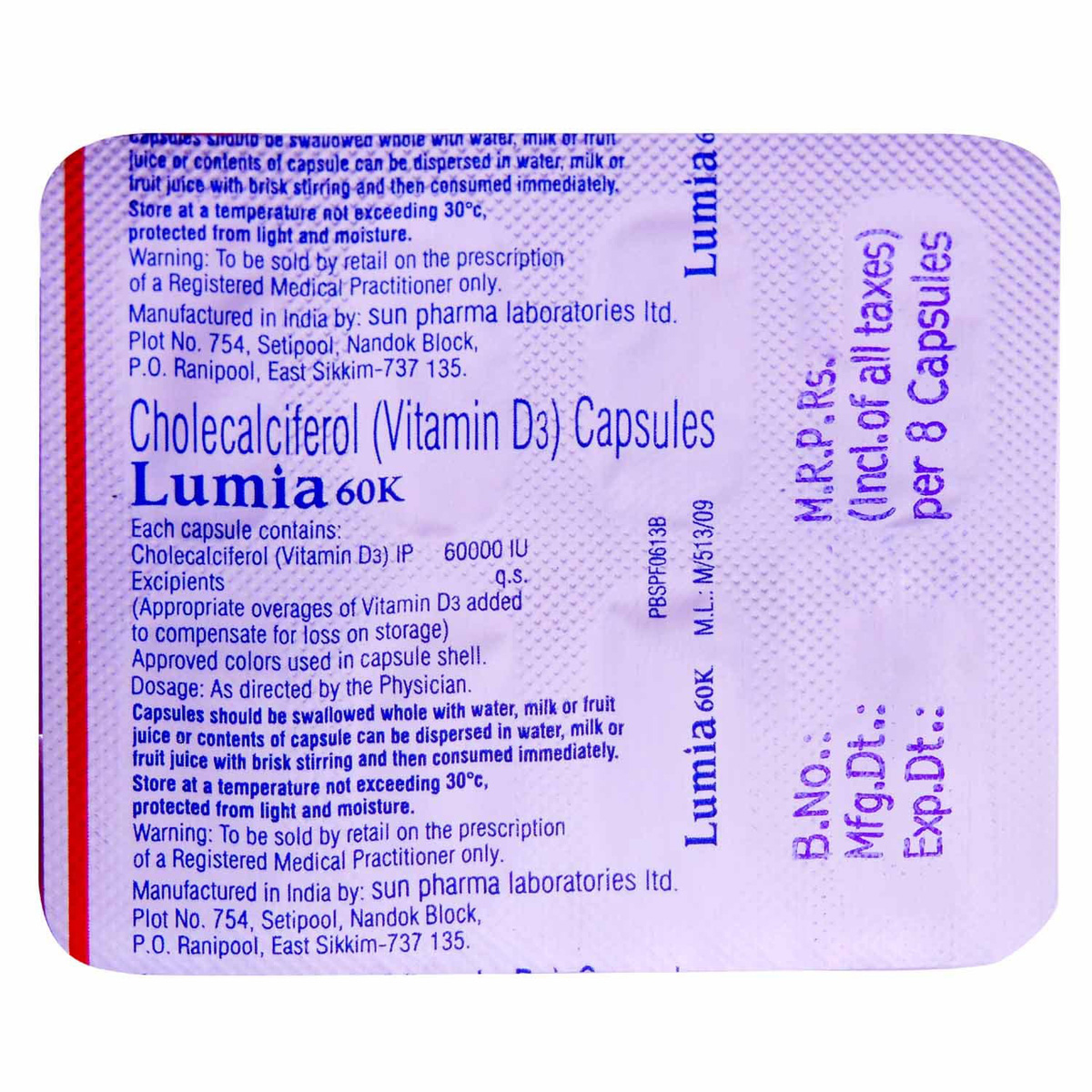 Lumia 60K Capsule 8's, Pack of 8 Lumia 60K Capsule 8's, Pack of 8