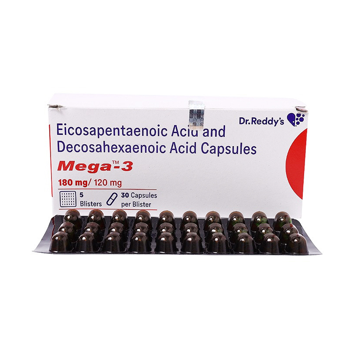 Mega-3 Capsule 30's, Pack of 30 CAPSULES Mega-3 Capsule 30's, Pack of 30 CAPSULES