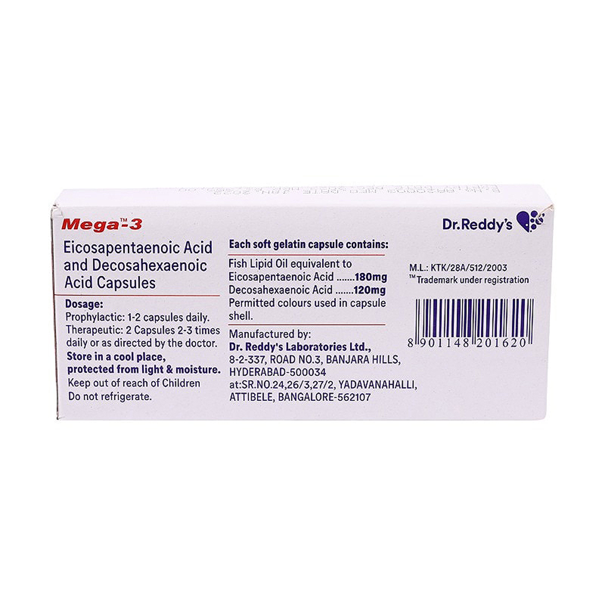 Mega-3 Capsule 30's, Pack of 30 CAPSULES Mega-3 Capsule 30's, Pack of 30 CAPSULES