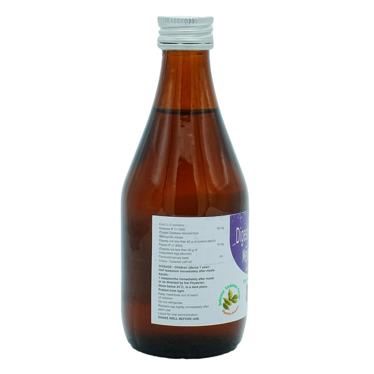 Meyerzyme Sugar Free Cardamom Liquid 200 ml, Pack of 1 LIQUID Meyerzyme Sugar Free Cardamom Liquid 200 ml, Pack of 1 LIQUID