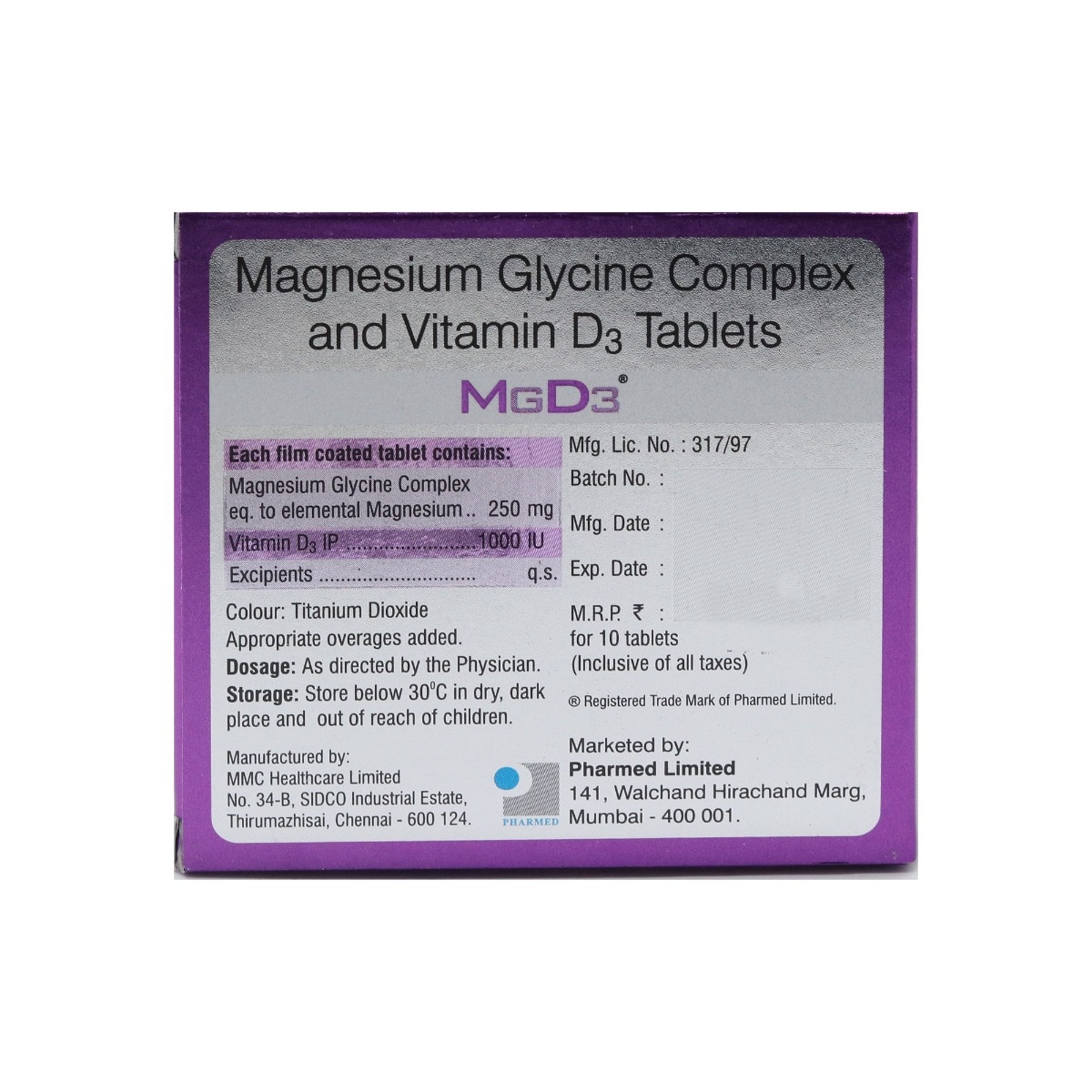 MGD3 Tablet 10's, Pack of 10 MGD3 Tablet 10's, Pack of 10
