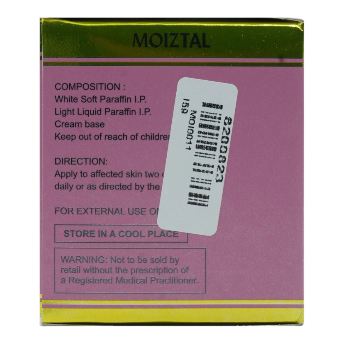 Moiztal Cream 100 gm, Pack of 1 Moiztal Cream 100 gm, Pack of 1