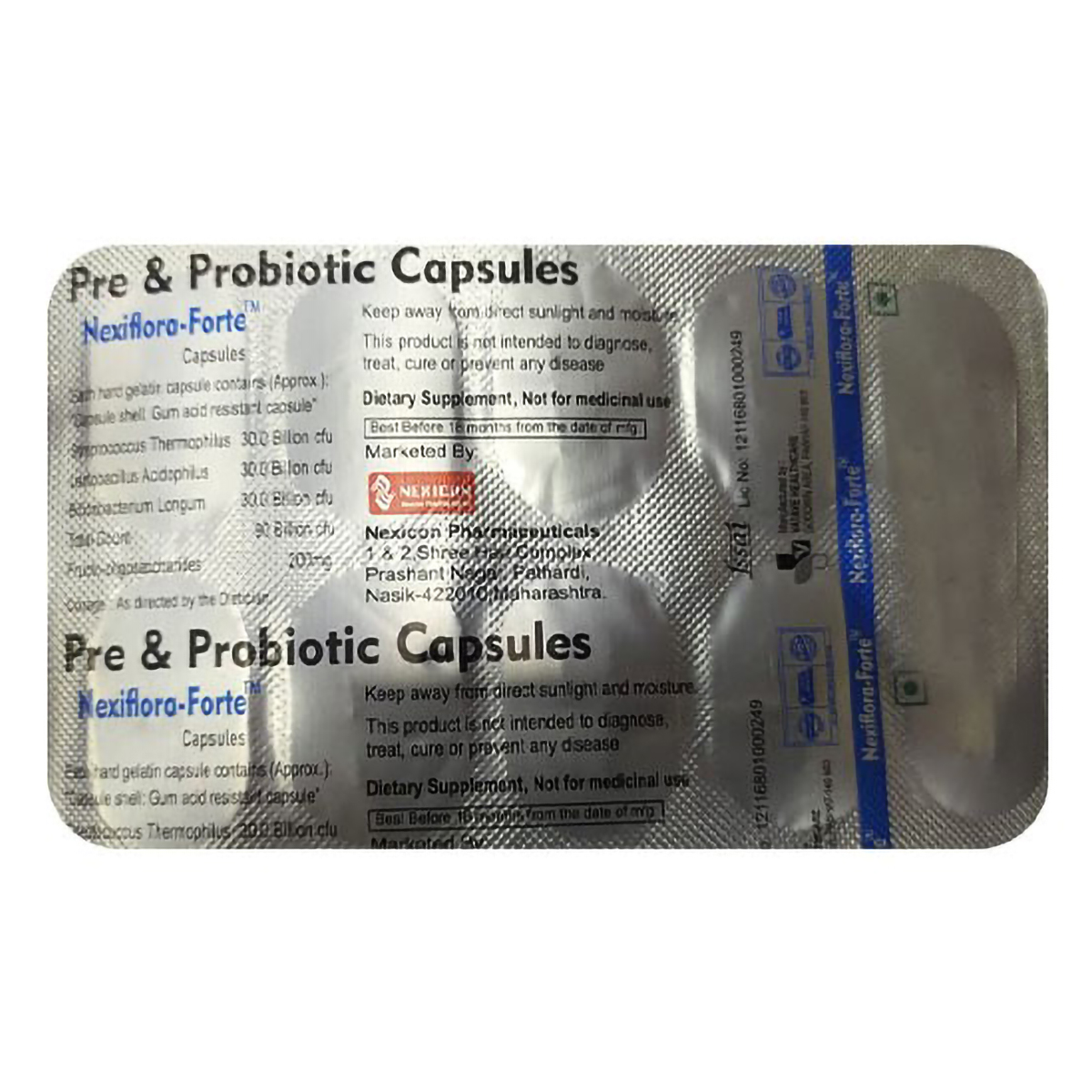 Nexiflora Capsule 10's, Pack of 10 CAPSULES Nexiflora Capsule 10's, Pack of 10 CAPSULES
