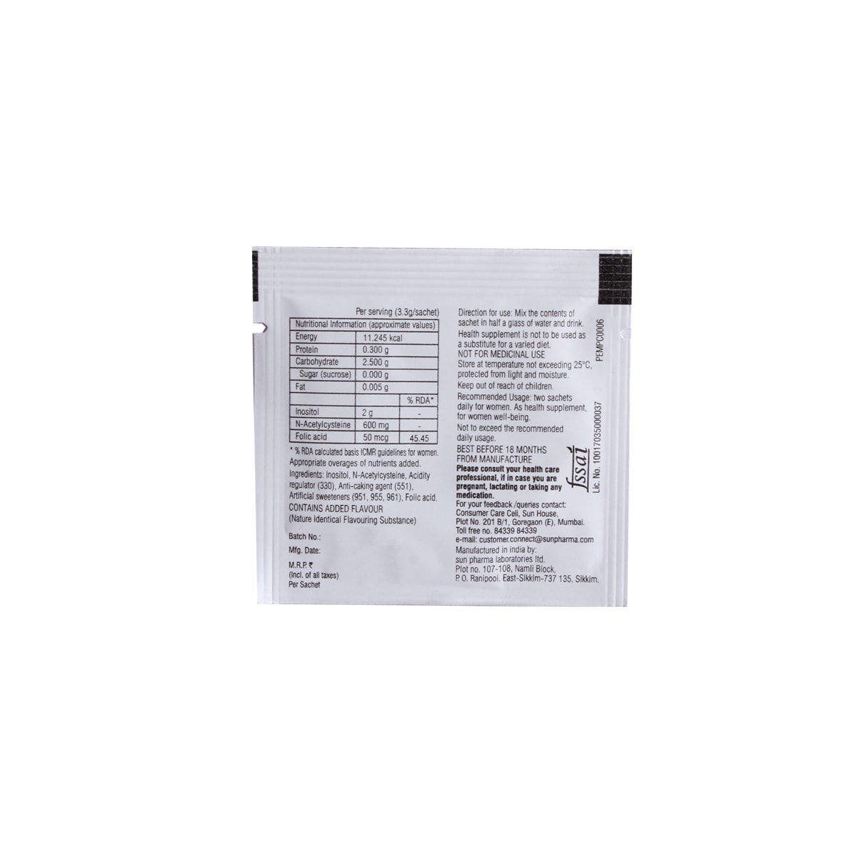 Normoz Plus Sugar Free Sachet 3.3 gm, Pack of 1 Sachet Normoz Plus Sugar Free Sachet 3.3 gm, Pack of 1 Sachet