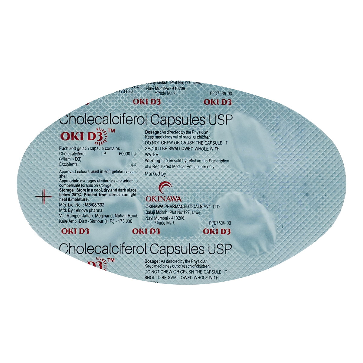 Oki D3 60K Capsule 4's, Pack of 4 Oki D3 60K Capsule 4's, Pack of 4