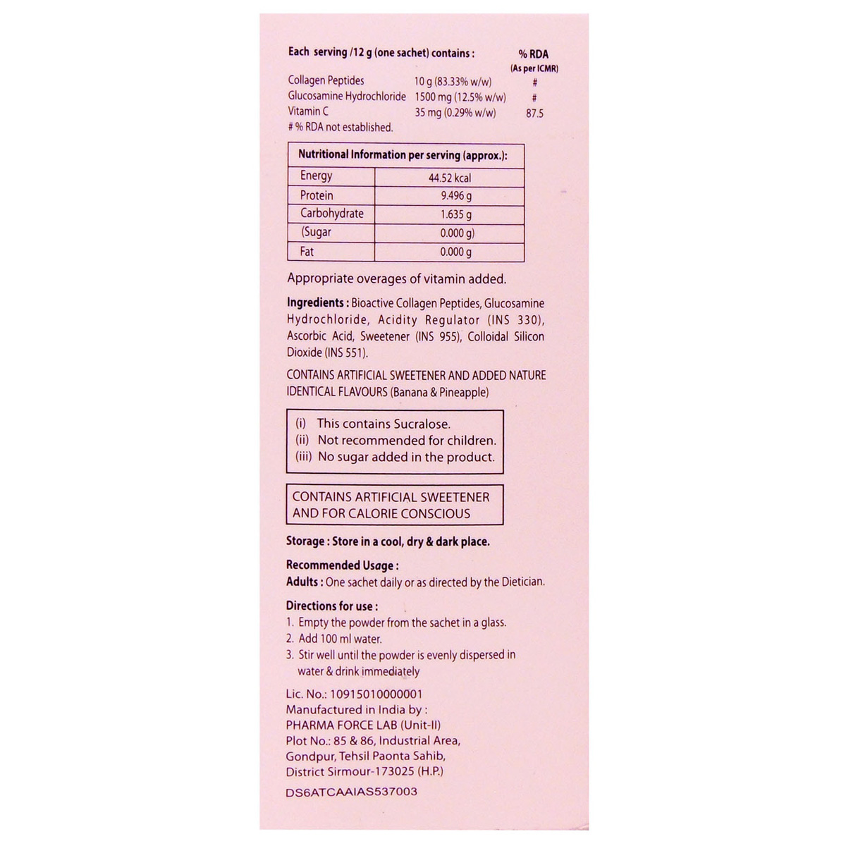 Orthoboon Sachet 12 gm, Pack of 1 Granules Orthoboon Sachet 12 gm, Pack of 1 Granules